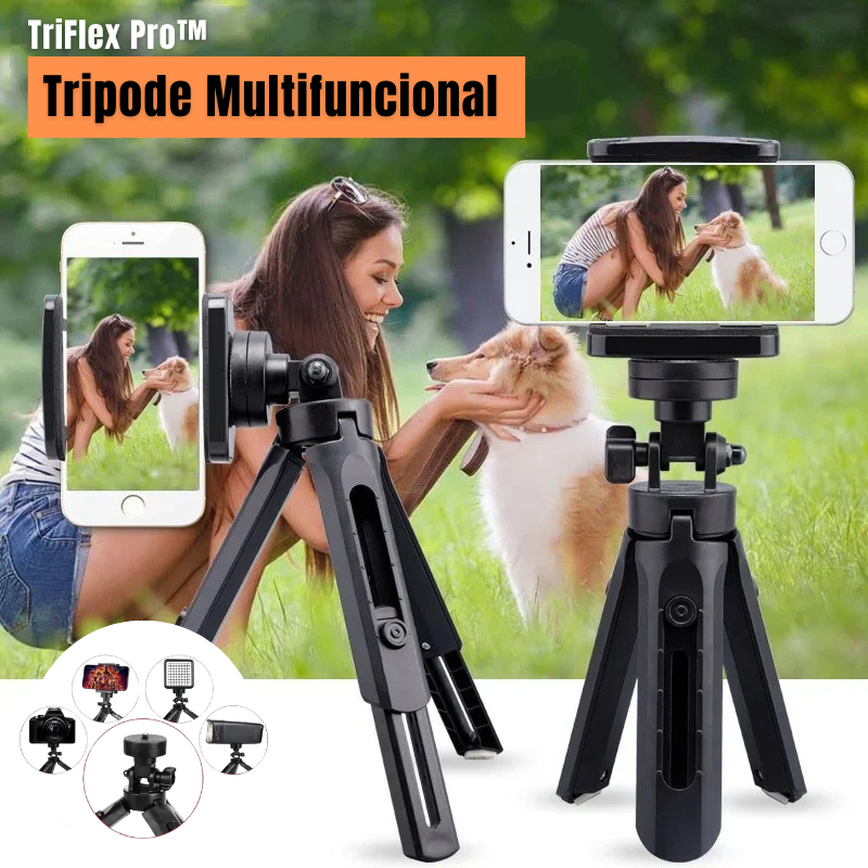 TriFlex Pro™ – El Trípode Flexible Todo en Uno