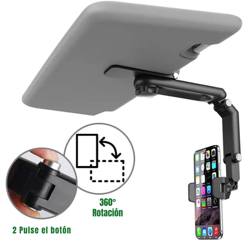 SpinShade™ – Soporte Giratorio 360° para Teléfono en el Coche