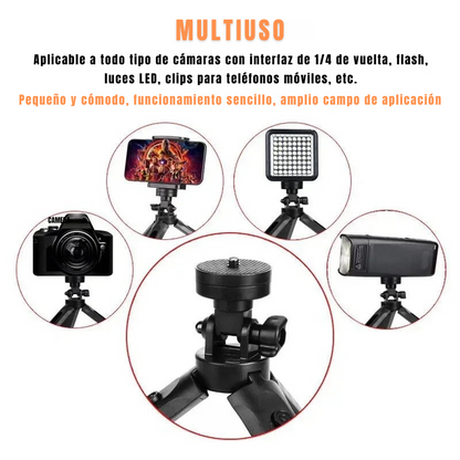 TriFlex Pro™ – El Trípode Flexible Todo en Uno