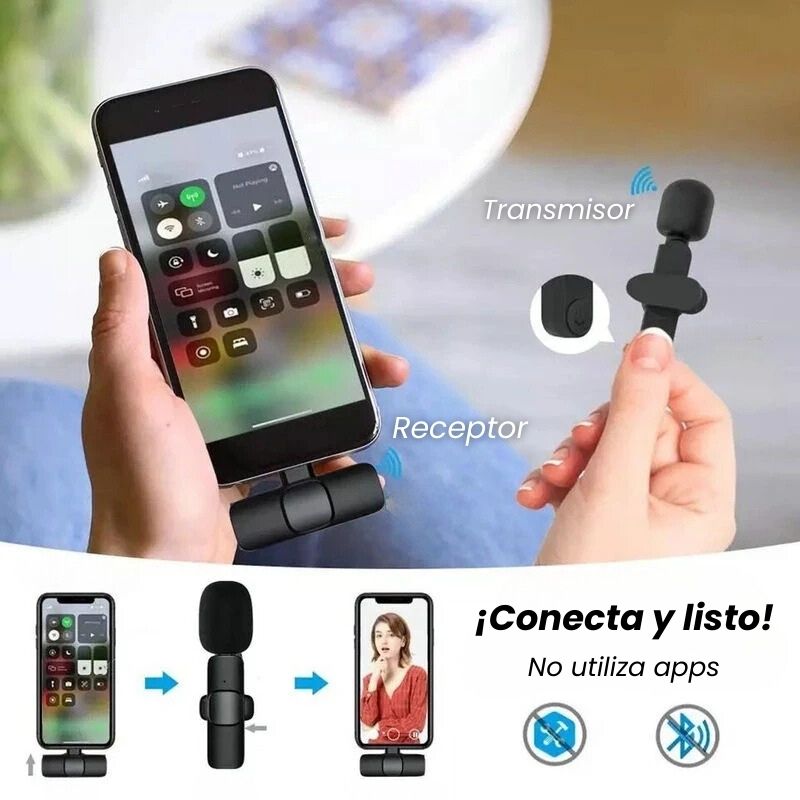 Wirefone™ Micrófono para Creación de Contenidos Tipo C