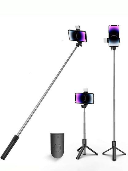 StickPro™ Trípode extensible con LED & mando a distancia