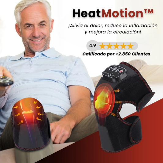 HeatMotion™ Masajeador Eléctrico de Rodillas para Aliviar el Dolor y Molestias