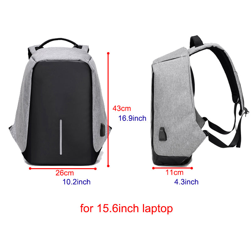 Mochila Antirrobo Con Puerto USB - LOCK ™ 🔐