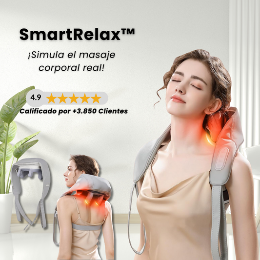SmartRelax™ Masajeador inteligente de manos libres para cuello y hombros