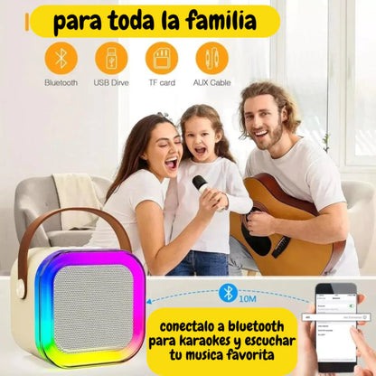 KaraFun Mic™ Duos | Parlante + Dos Micrófonos