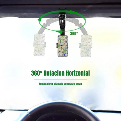 SpinShade™ – Soporte Giratorio 360° para Teléfono en el Coche