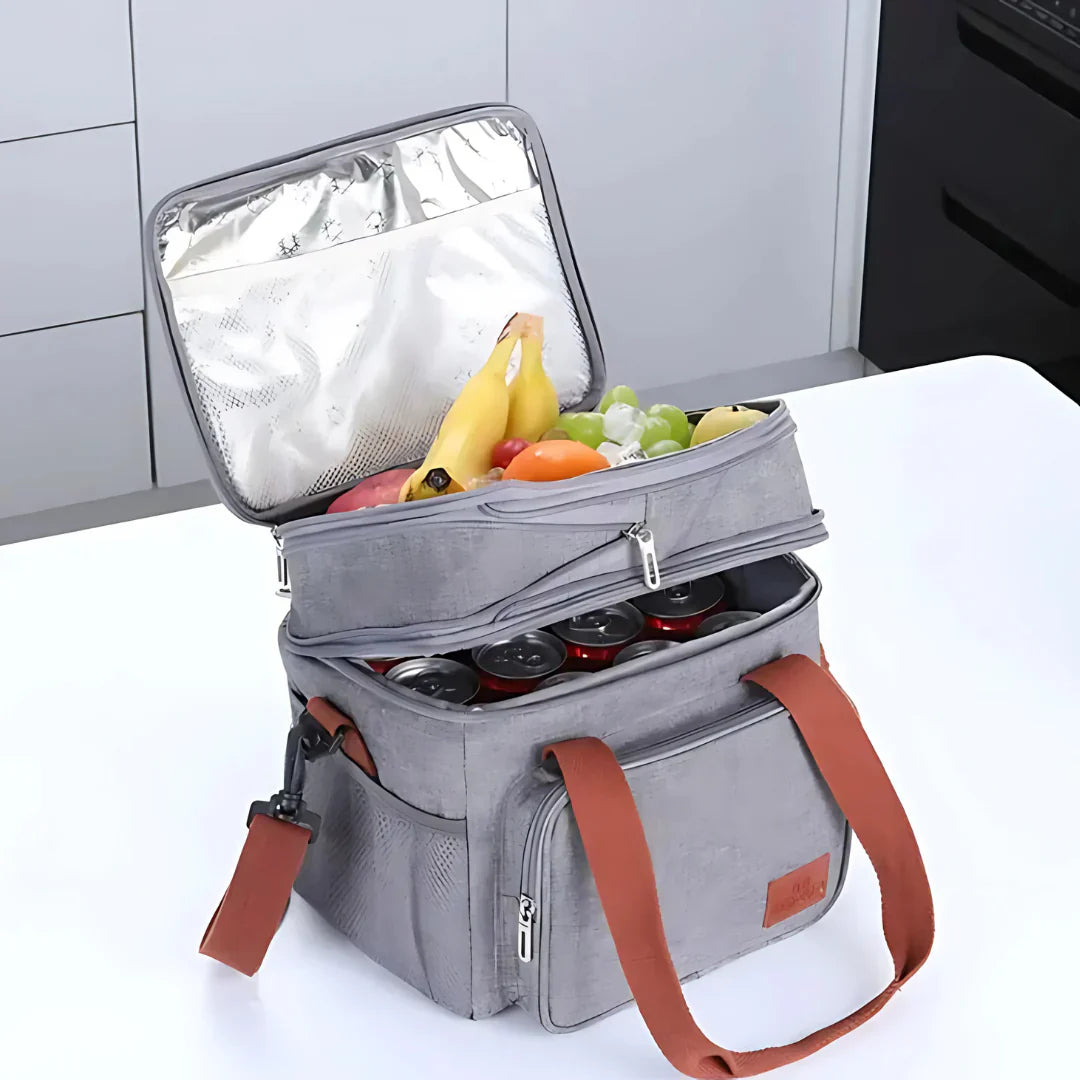 DuoBag® Bolsa Térmica Premium con 2 Compartimentos