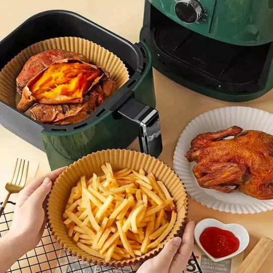 Paper Clean™ (Oferta Exclusiva 2x1) Pack Papeles Anti-Adherentes para AirFryer