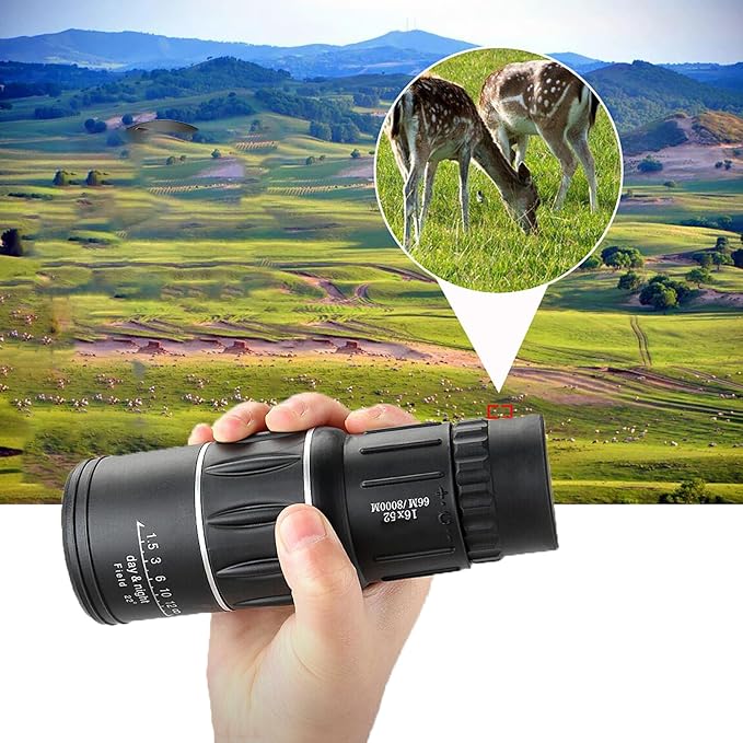 SharpScope Pro™ Monocular 8km 30 X 52 Telescopio táctico con nitidez
