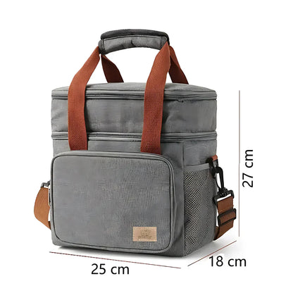 DuoBag® Bolsa Térmica Premium con 2 Compartimentos