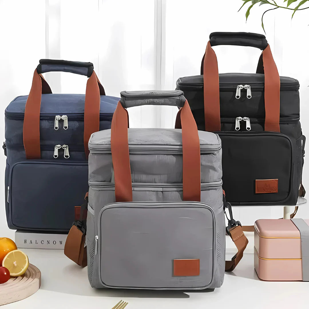 DuoBag® Bolsa Térmica Premium con 2 Compartimentos