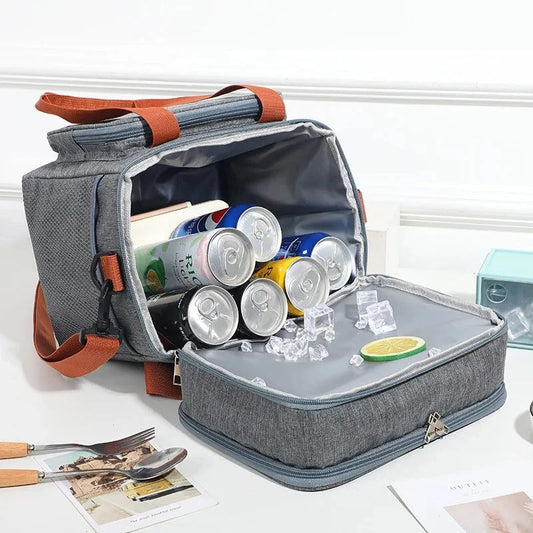 DuoBag® Bolsa Térmica Premium con 2 Compartimentos